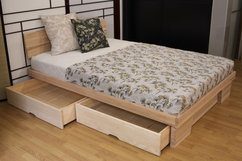 Lit Futon MEGUMI à tiroirs