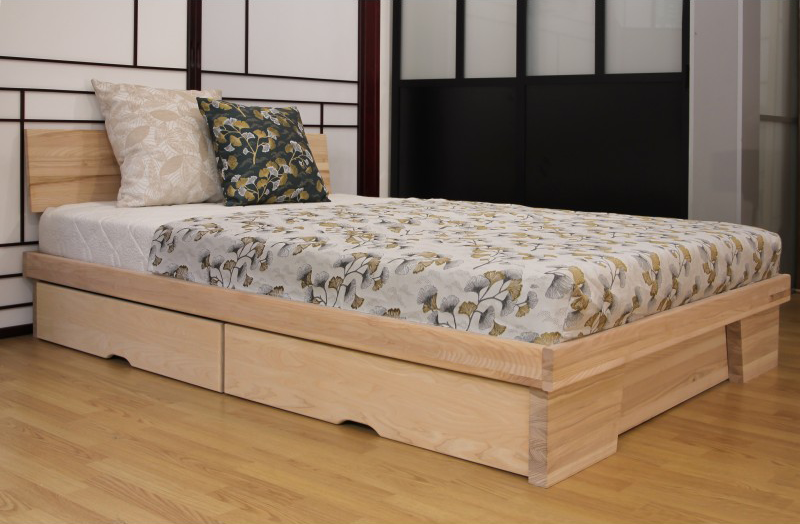 Lit Futon MEGUMI à tiroirs